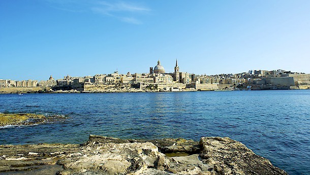 A panoramic view of Malta from the sea. Photo: Malta Tourism Authority