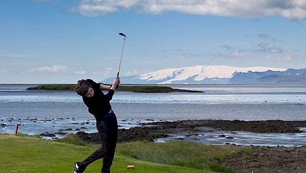 Foretaste for golf. Photo: Promote Iceland