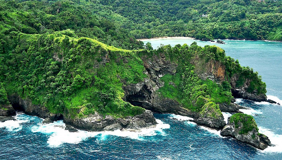 Coastline and Englishmans’ Bay in Tobago. Photo: Tobago  House of Assembly