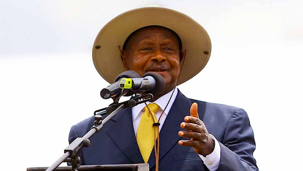 President Museveni presenting his Vision 2040 project to the Ugandan people.