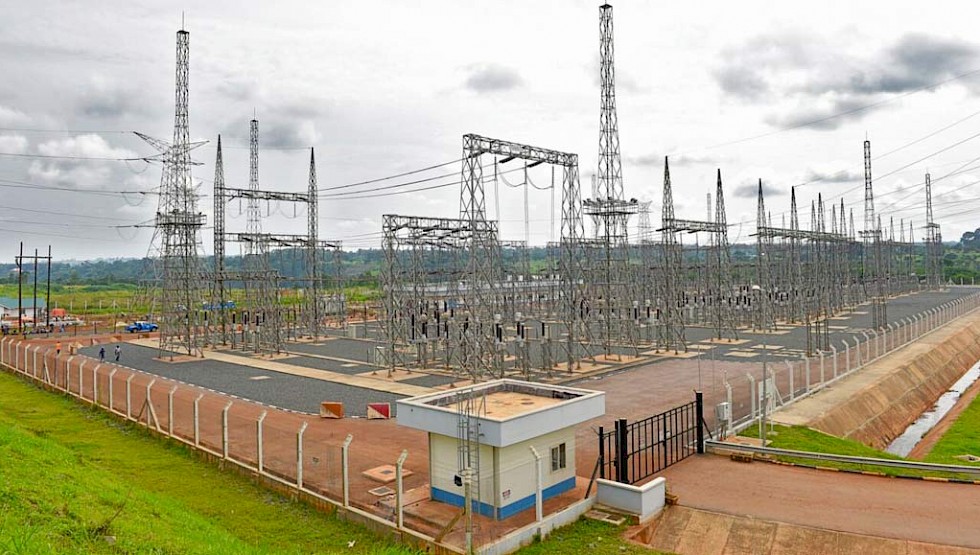 An electricity substation in Uganda. The country is diversifying its energy mix into renewables.