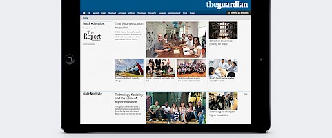 Special feature and microsite published in the Guardian – Education in Brazil